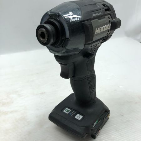  HiKOKI ハイコーキ インパクトドライバ 充電器・充電池2個・ケース付 コードレス式 WH36DD ブラック