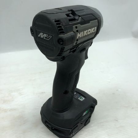  HiKOKI ハイコーキ インパクトドライバ 充電器・充電池2個・ケース付 コードレス式 WH36DD ブラック