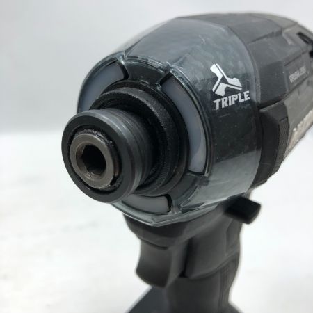  HiKOKI ハイコーキ インパクトドライバ 充電器・充電池2個・ケース付 コードレス式 WH36DD ブラック