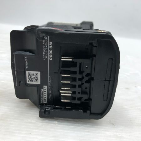  HiKOKI ハイコーキ インパクトドライバ 充電器・充電池2個・ケース付 コードレス式 WH36DD ブラック