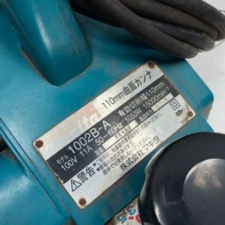  MAKITA マキタ 曲面カンナ 電動工具 本体のみ 1002B-A ブルー