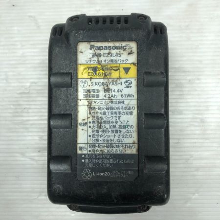  Panasonic パナソニック インパクトドライバ 充電器・充電池1個付 14.4v-18ｖ 1120107 EZ75A7 ブラック