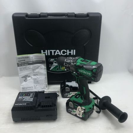 HiKOKI ハイコーキ ドライバドリル 電動工具 充電器・充電池2個・ケース付 DV36DA グリーン
