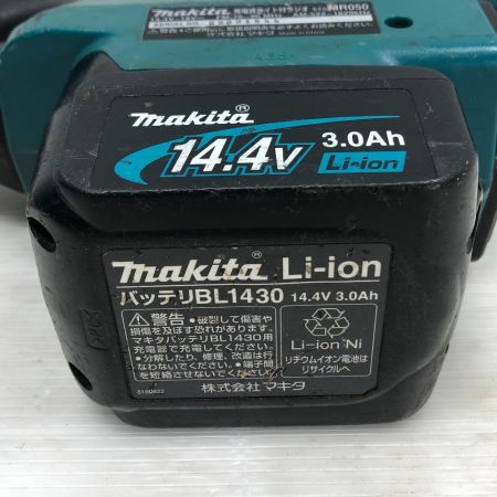  MAKITA マキタ 電動工具 充電式ライト付きラジオ 充電池1個付 コードレス式 MR050 ブルー