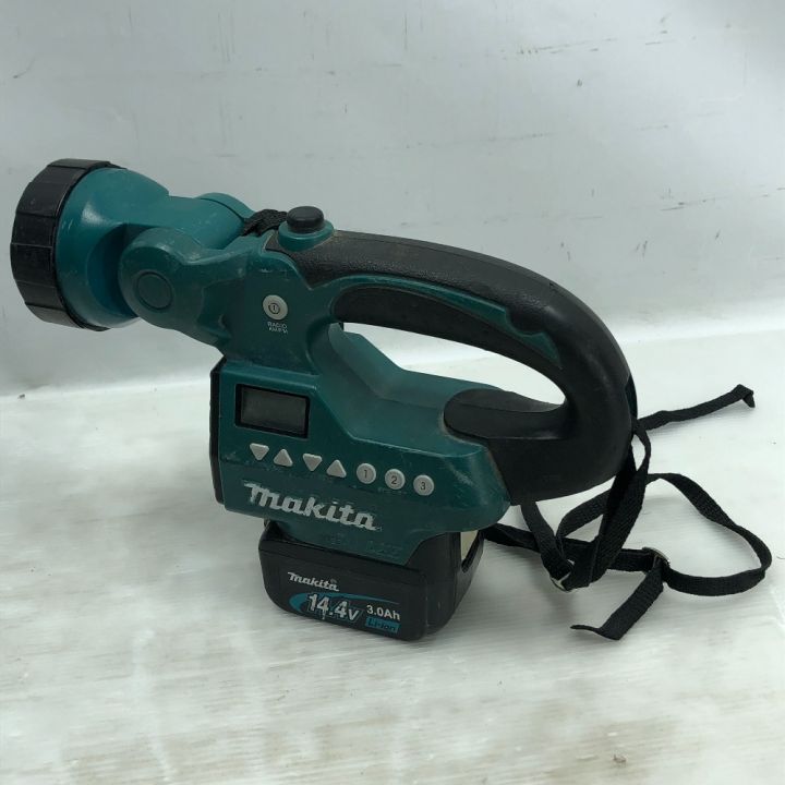 MAKITA マキタ 電動工具 充電式ライト付きラジオ 充電池1個付 コードレス式 MR050 ブルー｜中古｜なんでもリサイクルビッグバン