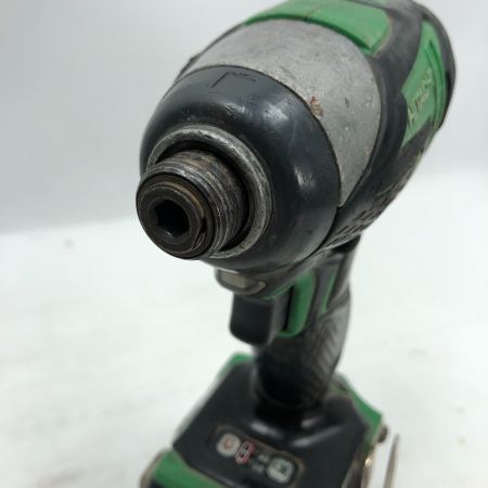  HITACHI 日立 インパクトドライバ 充電器・充電池2個・ケース付 コードレス式 WH14DDL グリーン
