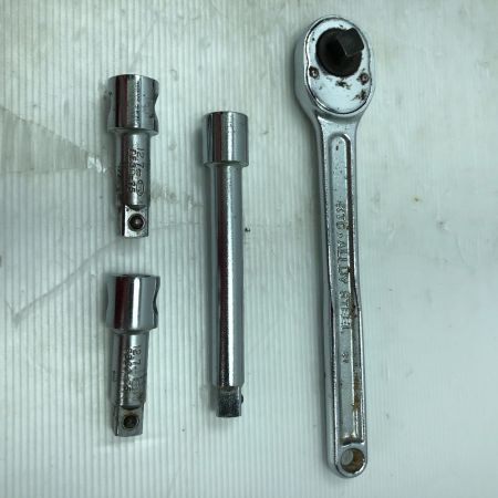  KTC ケーティーシー ラチェットセット ハンドツール ケース付 B3013R レッド