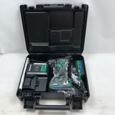  HiKOKI ハイコーキ インパクトドライバ 電動工具 充電器・充電池2個・ケース付 コードレス式 WH36DC グリーン