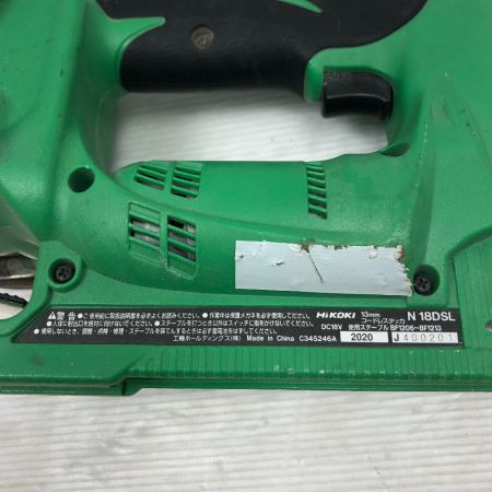  HiKOKI ハイコーキ タッカ 電動工具 充電池1個付 コードレス式 N18DSL グリーン