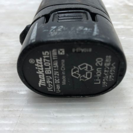  MAKITA マキタ ペンインパクトドライバ 電動工具 充電器・充電池2個 TD022D ブラック