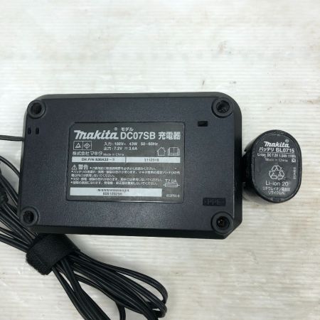  MAKITA マキタ ペンインパクトドライバ 電動工具 充電器・充電池2個 TD022D ブラック