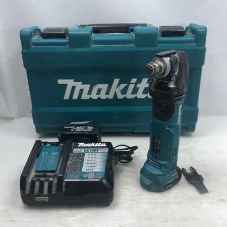  MAKITA マキタ 電動工具 マルチツール 充電器・充電池1個・ケース付 コードレス式 18v TM51DRG ブルー
