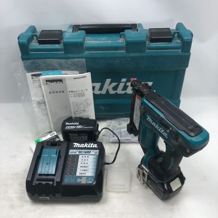  MAKITA マキタ ピンタッカ コードレス式 18v 42378 充電器・充電池2個・ケース付 PT353DZK ブルー