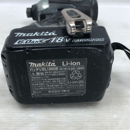  MAKITA マキタ インパクトドライバ 充電器・充電池2個・ケース付 コードレス式 TD157DRGXB ブラック
