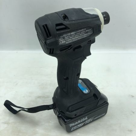  MAKITA マキタ インパクトドライバ コードレス式 TD172DRGX ブラック
