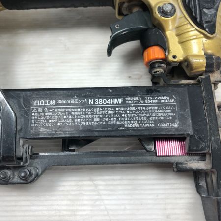  HITACHI 日立 エアツール 高圧タッカ ケース付 N3804HMF ゴールド