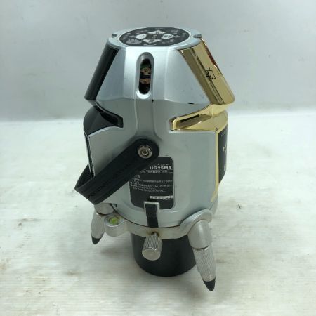  HITACHI 日立 レーザー墨出し器 レーザー機器 三脚・ケース付き コードレス式 UG25MY ホワイト