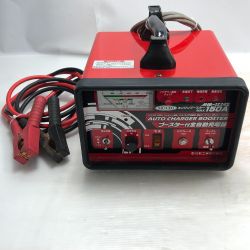 ◇◇ NICHIDO 日動工業 自動充電器 セルスターター付 エンジンブースター 本体のみ コード式 100v ANB-1224S レッド Cランク