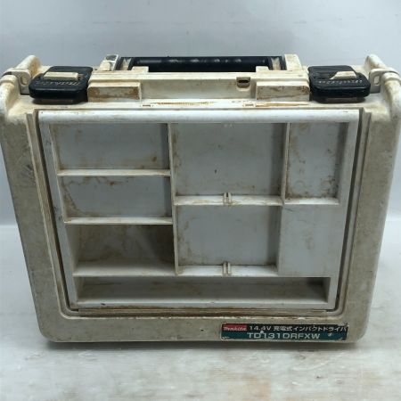  MAKITA マキタ インパクトドライバ 充電器・充電池2個・ケース付 外蓋欠品 TD133D ホワイト