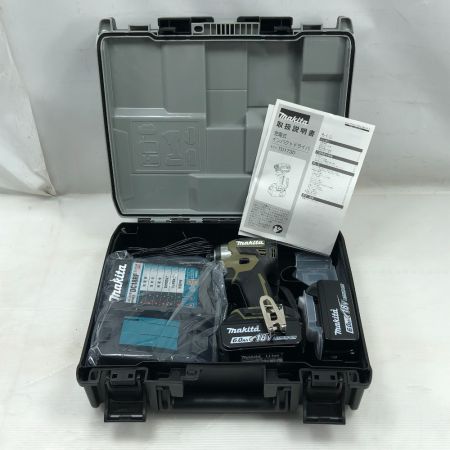  MAKITA マキタ 工具 インパクトドライバ 未使用品(S) 付属品完備 コードレス式 TD173DRGXO オリーブ