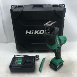 ◇◇ HiKOKI ハイコーキ セーバーソー 充電器・充電池1個付 コードレス式 CR12DA グリーン Cランク