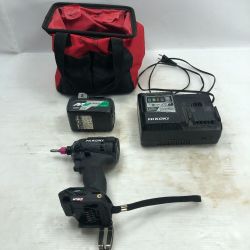 ◇◇ HiKOKI ハイコーキ インパクトドライバ 充電器・充電池1個 36v J8300650 WH36DC ブラック Cランク