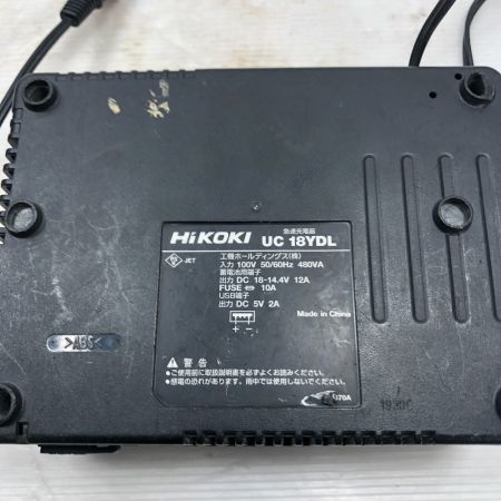  HiKOKI ハイコーキ インパクトドライバ 充電器・充電池1個 36v J8300650 WH36DC ブラック