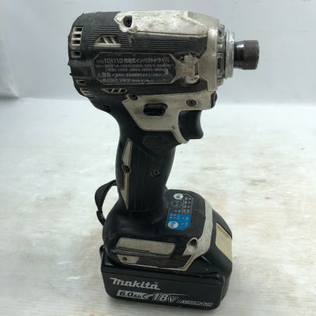  MAKITA マキタ インパクトドライバ 充電器・充電池2個・ケース付 コードレス式 18v 371083 TD171DRGXW ホワイト
