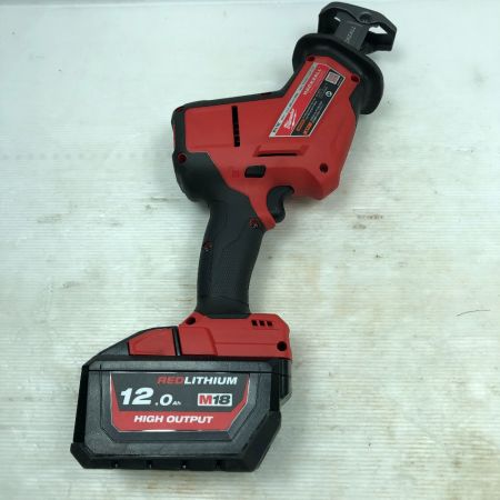  Milwaukee レシプロソー 充電池1個付 コードレス式 M18 FHZ-0X0 レッド