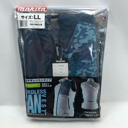  MAKITA マキタ メンズ衣料 ファンベスト LL FV210DZ ブルー