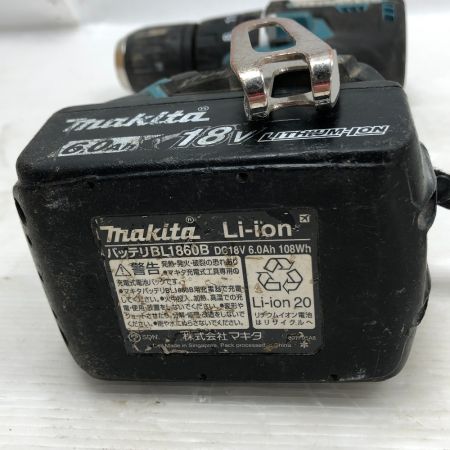  MAKITA マキタ ドライバドリル 充電池1個付 コードレス式 HP487D ブルー