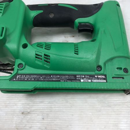  HITACHI 日立 タッカ 電動工具 充電器・充電池1個付 N14DSL グリーン