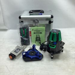 ◇◇ シンワ測定 レーザー墨出し器 シンワ測定 コードレス式 付属品完備 78275 グリーン Cランク