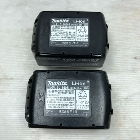  MAKITA マキタ インパクトドライバ 電動工具 充電器・充電池2個・ケース付 コードレス式 TD173D ブラック