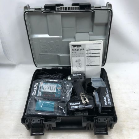  MAKITA マキタ インパクトドライバ 電動工具 付属品完備 コードレス式 TD173DRGXB ブラック