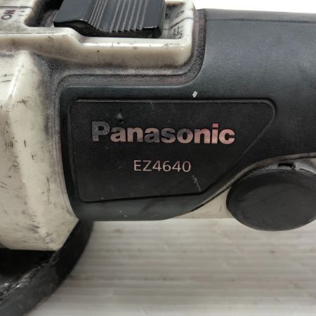  Panasonic パナソニック ディスクグラインダー 充電池1個付 コードレス式 EZ4640 ブラック