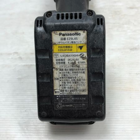  Panasonic パナソニック ディスクグラインダー 充電池1個付 コードレス式 EZ4640 ブラック