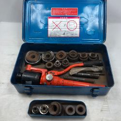 ◇◇ TOYO トーヨー フリーパンチ 手動油圧パンチャー NC-TP-F-I レッド Cランク