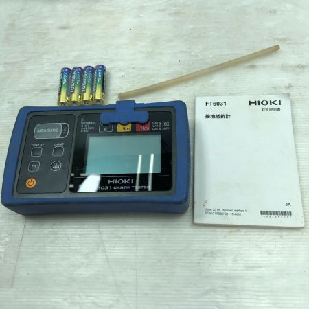  HIOKI 接地抵抗機 工具関連用品  HIOKI FT6031 ブルー