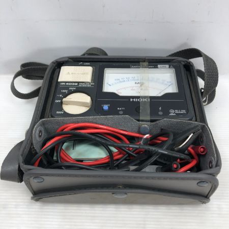  HIOKI 工具関連用品 アナログ絶縁抵抗計 IR4032 ブラック