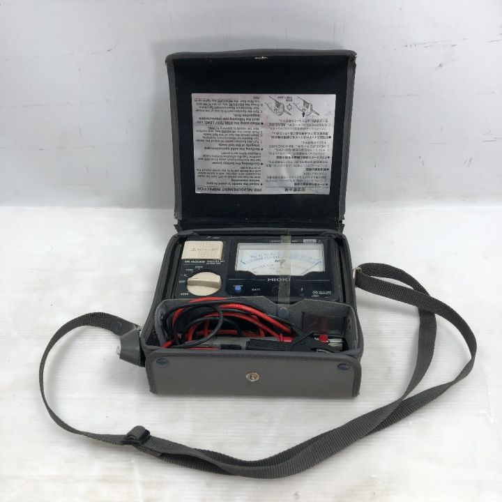 HIOKI 工具関連用品 アナログ絶縁抵抗計 IR4032 ブラック｜中古 
