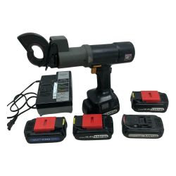 ◇◇ Panasonic パナソニック  ケーブルカッター 充電器・充電池5個付 コードレス式 14.4v ケース無し EZ3591 ブラック Cランク