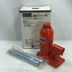 ◇◇ TRUSCO トラスコ 工具関連用品 油圧ジャッキ 本体のみ TOJ-7 オレンジ Aランク