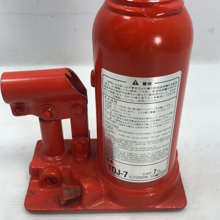  TRUSCO トラスコ 工具関連用品 油圧ジャッキ 本体のみ TOJ-7 オレンジ