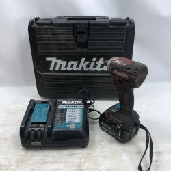◇◇ MAKITA マキタ インパクトドライバ 充電器・充電池1個・ケース付 コードレス式 TD171D ブラウン Cランク