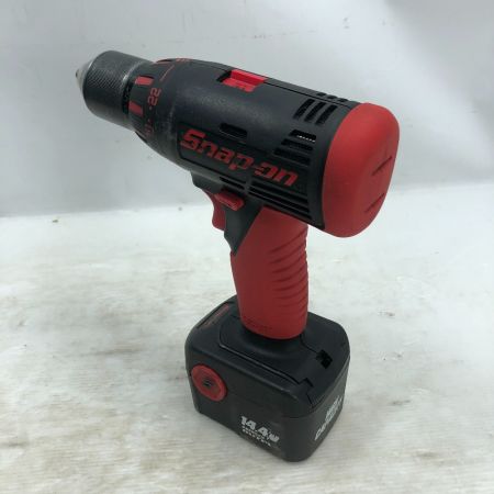  Snap-on スナップオン 電動工具 ドライバドリル 充電器・充電池2個・ケース付 CDRJ4450 レッド