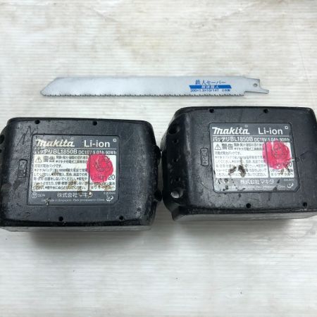  MAKITA マキタ レシプロソー 充電器・充電池2個・ケース付 コードレス式 JR360DZK ブルー