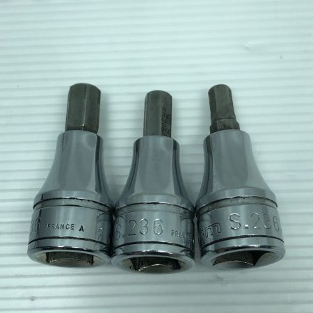  FACOM 工具 ハンドツール ソケットアダプタ 6点セット S236 S237