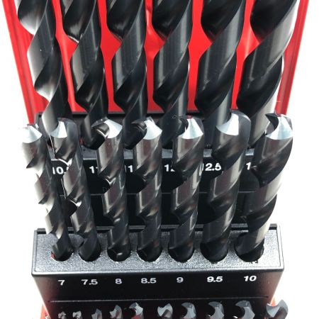  三菱マテリア 鉄工ドリルセット 工具消耗品 付属品完備 SET25 レッド