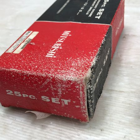  三菱マテリア 鉄工ドリルセット 工具消耗品 付属品完備 SET25 レッド